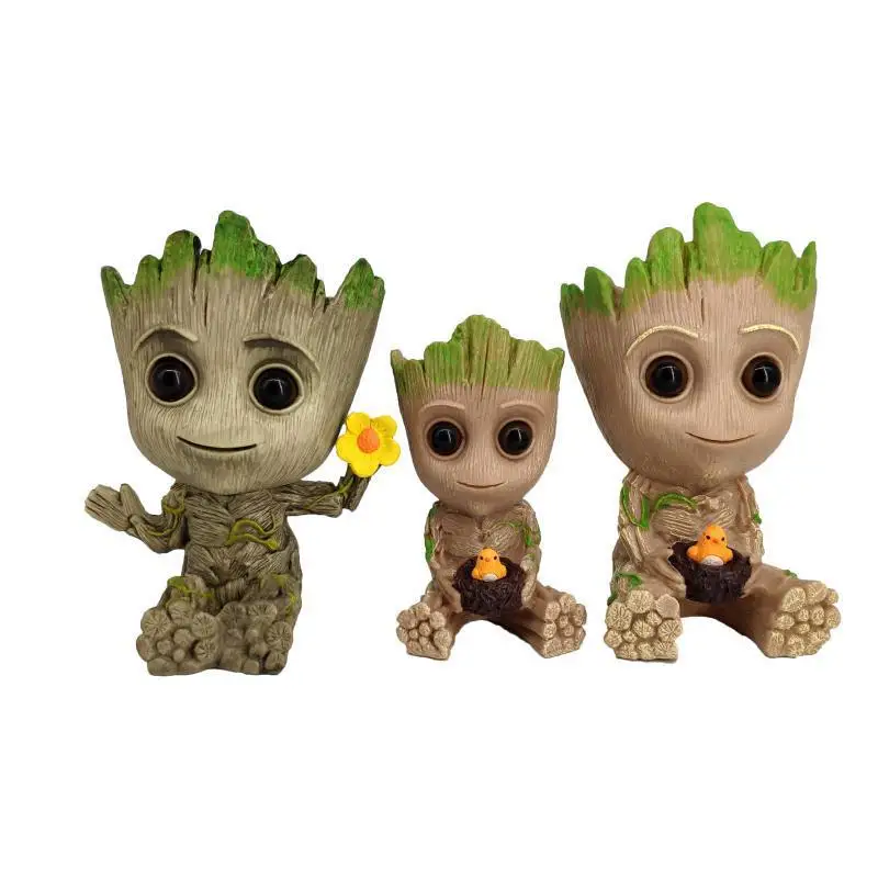 Multipurpose Resin Crafts groot anime toys office table decoration accessories