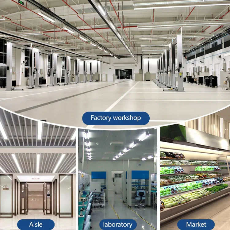 Hot-selling T8 LED Tube Light 18w 30w 40w 60w Emergency Saving with Al+PC Glass for Indoor Use in Home Shop Factory Supermarket