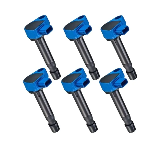 Set of 6 Blue Color Ignition Coils Compatible with 1999-2010  3.5L V6 Replacement for UF242 C1221 30520P8EA00