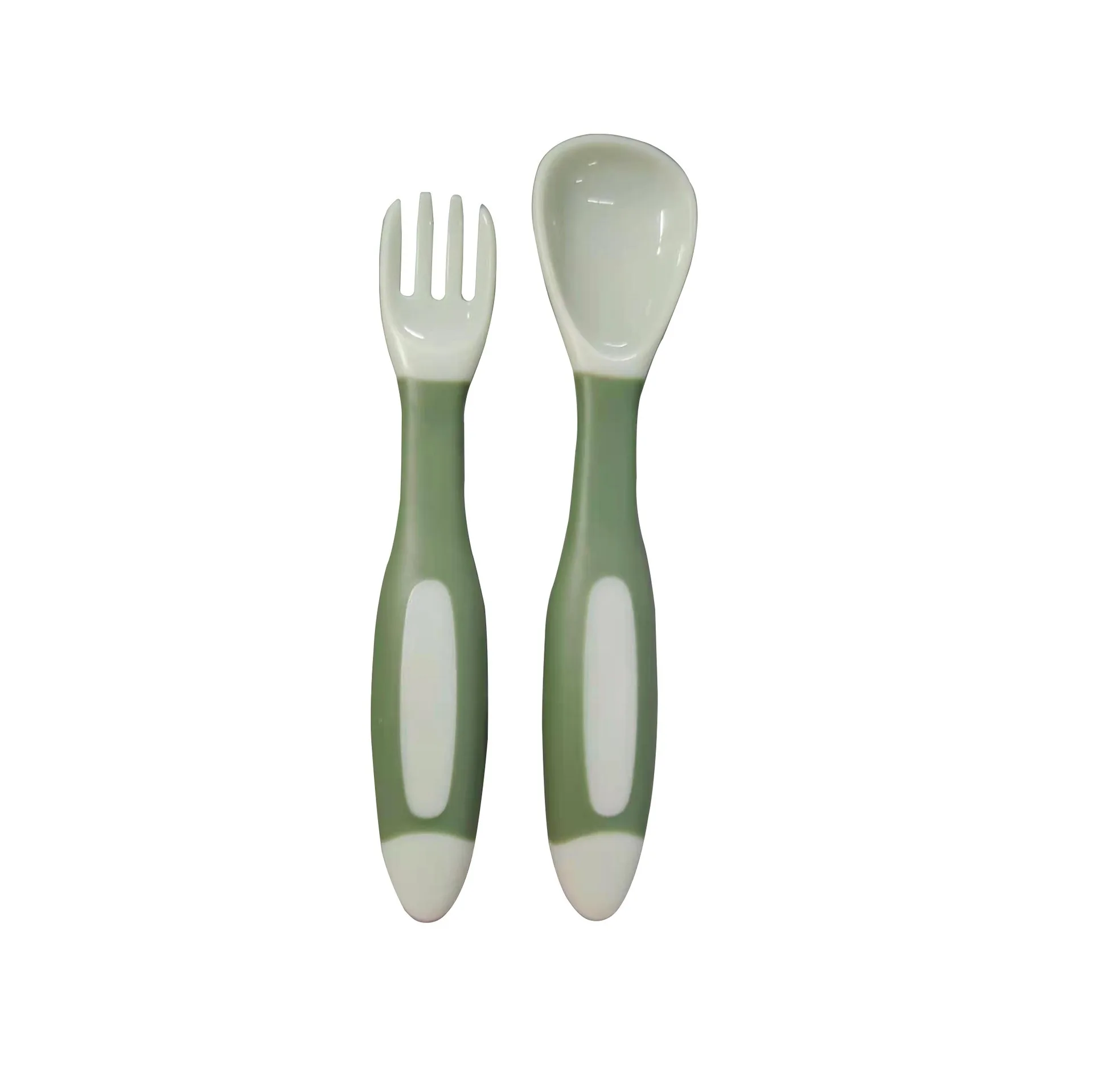 Multifunctional Baby Learning Spoons Reusable 360 Degree Bend and Twist BPA Free Silicon Material for Feeding and Eating
