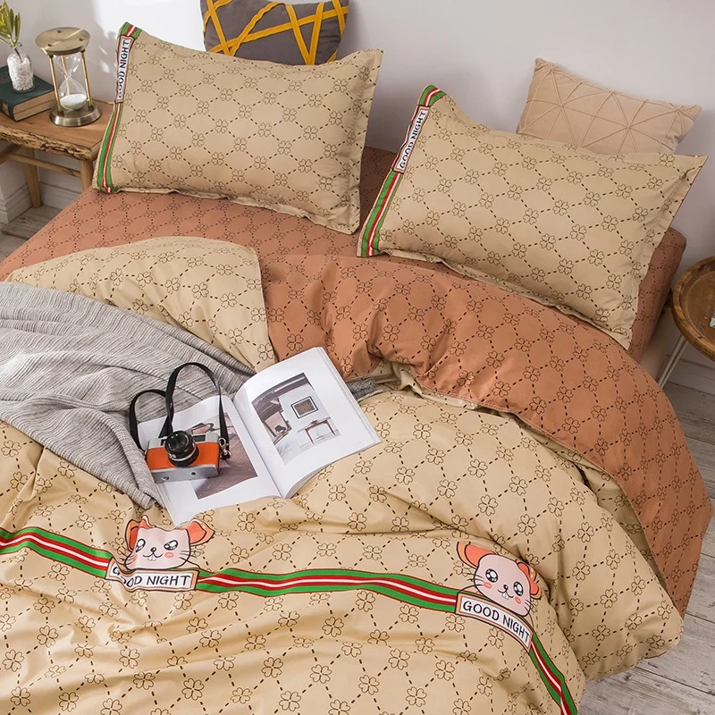 Chinese Factory Shrink-resistant Luxury Kids Bedding Lovely Cute Mouse Bedding Set Duvet Cover