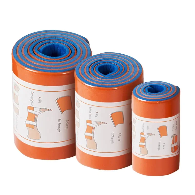 Medical Physical Therapy Equipment SAM Foam Padded Splint Roll Fold Type Real Factory OEM First Aid Splint