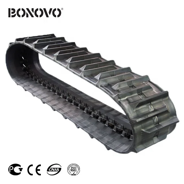 OEM Customized High Quality Small Rubber Track 230 72 39 Rubber Crawler for Excavator