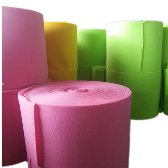 kitchen washing Raw material abrasive green heavy-duty cleaning scouring pad rolls foam scouring pads