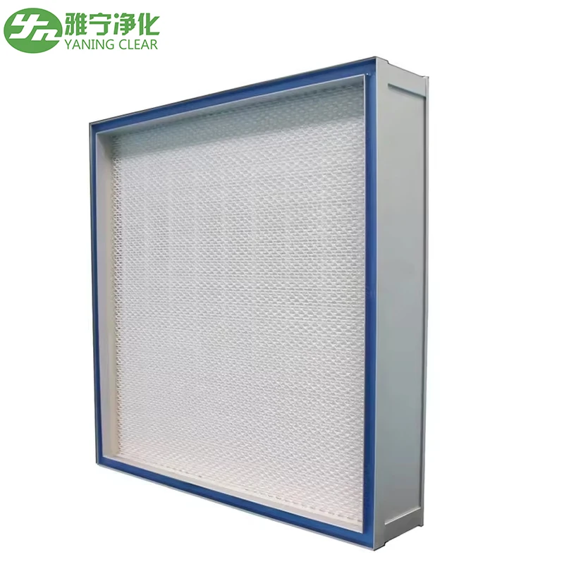 High Efficiency Laminar Flow Air Filter HEPA Filter Gel Seal HEPA Filter For Clean Room