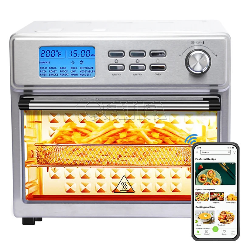 QANA завод оптовая продажа OEM кухонные комбайн tefal электрическая глубокая фритюрница умная Бездымная духовка horno para pan