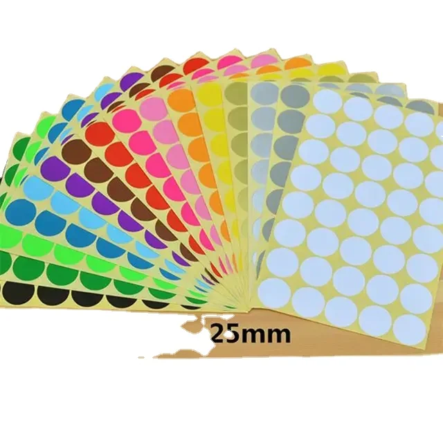 Room Decorative  Korean Idol Poster Necessary Colorful Dot Sticker