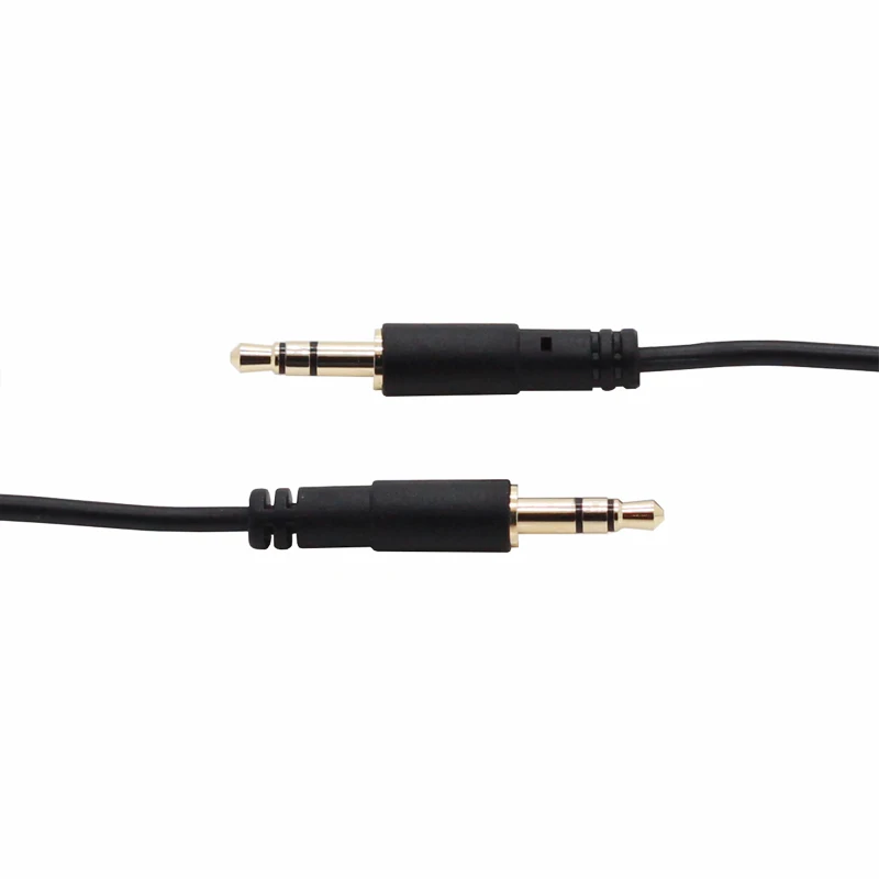 Stereo Audio Video Cable 3.5mm 3 Pole Gold-plated Male to Male  For Phone Car Speaker MP4 Headphone Audio Aux Cable