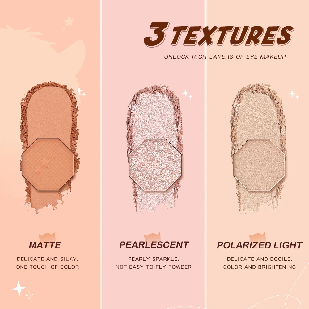 BANXEER 9 Colors Matte Eyeshadow  Nude Matte Eyeshadow Pink Matte Eyeshadow Palette