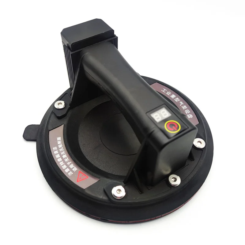 GEDSKYLARK Electric Suction Cups 8 Inch Double Layer Rubber Glass Tile Lifting Tools  Vacuum Pump Suckers Install Tool