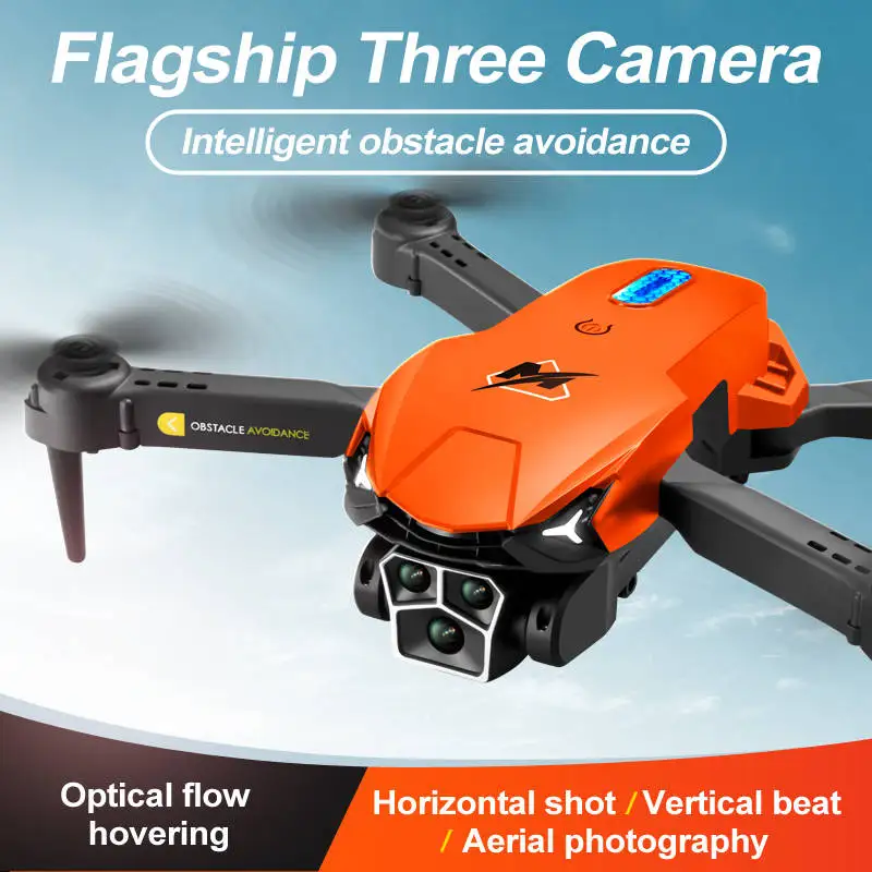 JHD M3 Optical Flow Positioning Drone Three-Camera 8K Aerial Photography Aircraft Four-Way Obstacle Avoidance Drone Dron kid toy