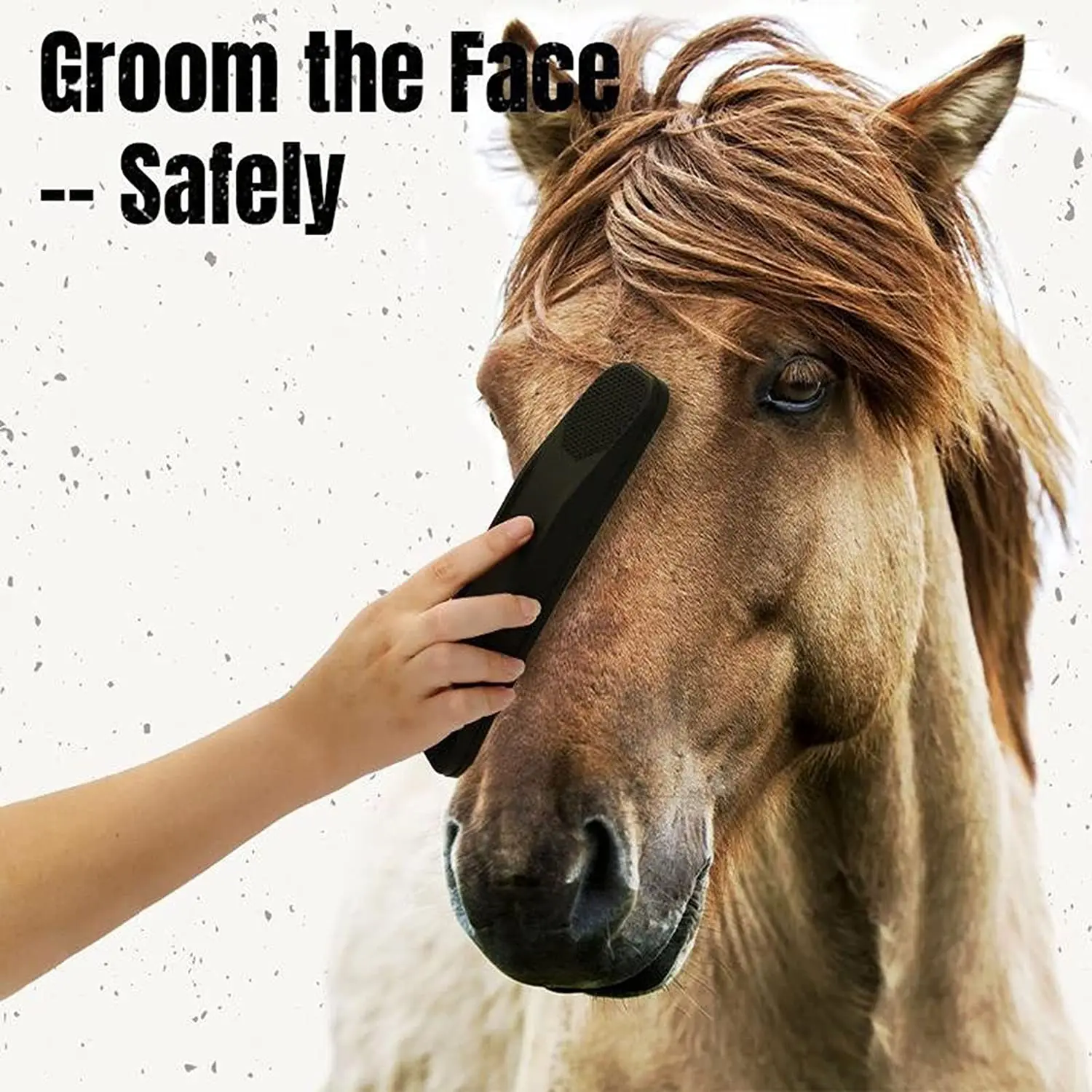 Customized logo pet Groomer Horses Dogs brushes 6-in-1 Shedding Grooming Massage