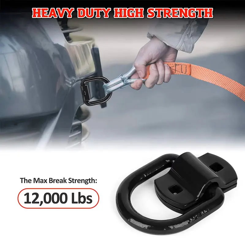 Factory Oem Supplied Metal Anchors Cargo Forged Weld-On D-Ring Tie-Down Anchors D Ring Screw Stainless Steel Ring