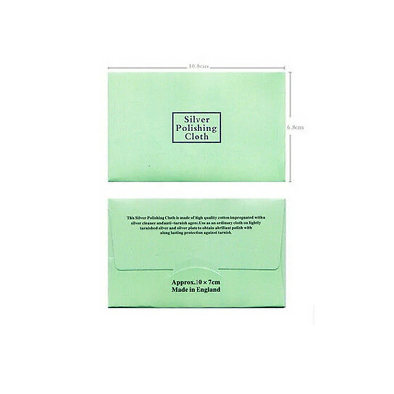 Онлайн-покупка 18102601, бумажный конверт, упакованный в ювелирные изделия из стерлингового серебра, ткань для полировки и очистки для розничной продажи