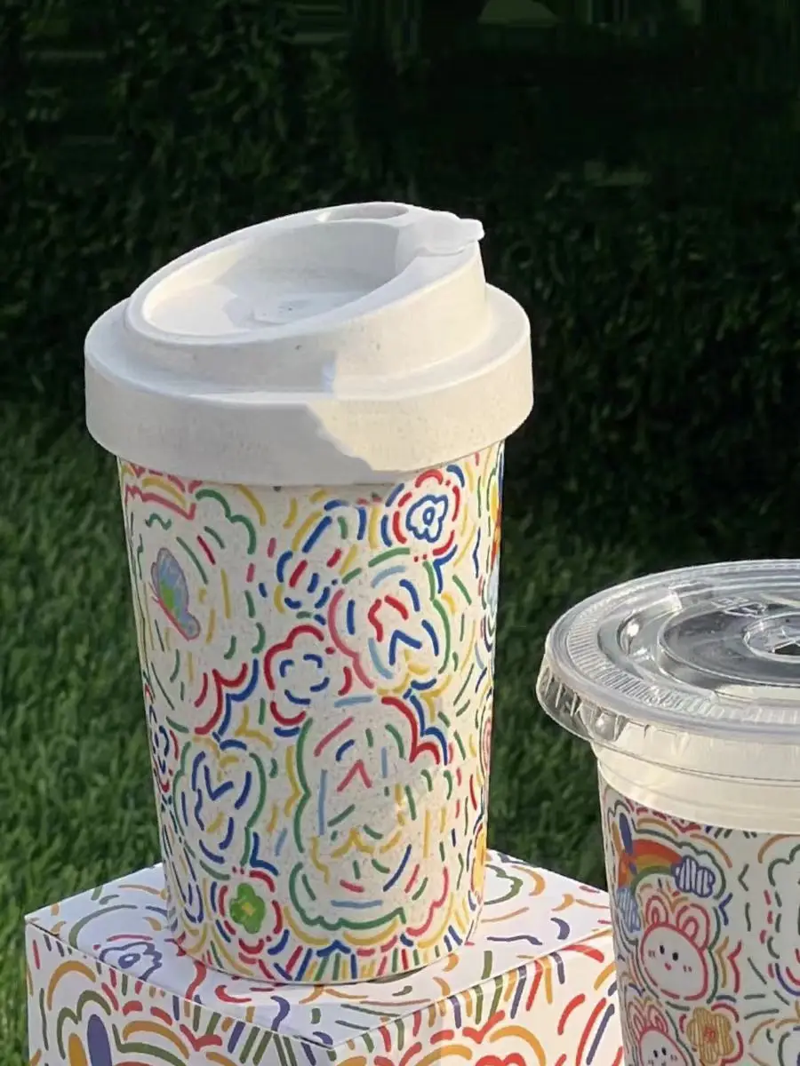 PTPACK Wholesale Logo  factory price disposable Foam Cup coffee Cups foam paper cup