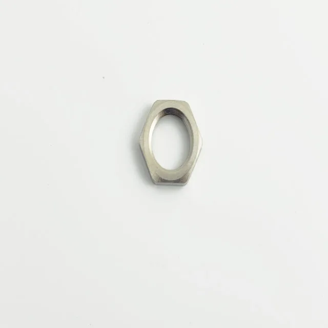 Nickel-plated Brass Metric Thread PG Thread Metal Lock Nut