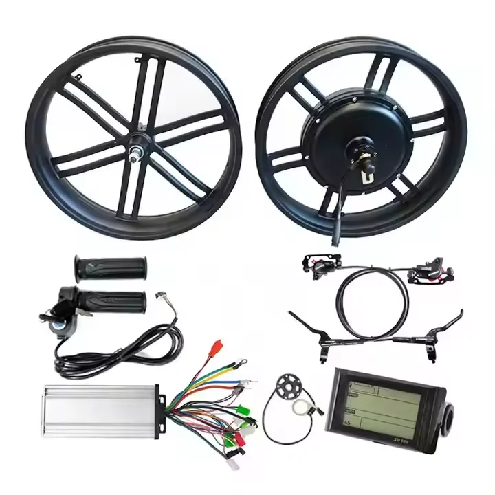 20 20x4.0 20x4 Inch Geared 48v 1000w Fat Tire Rear Wheel Hub Motor Electric Bicycle E Bike Conversion Kit