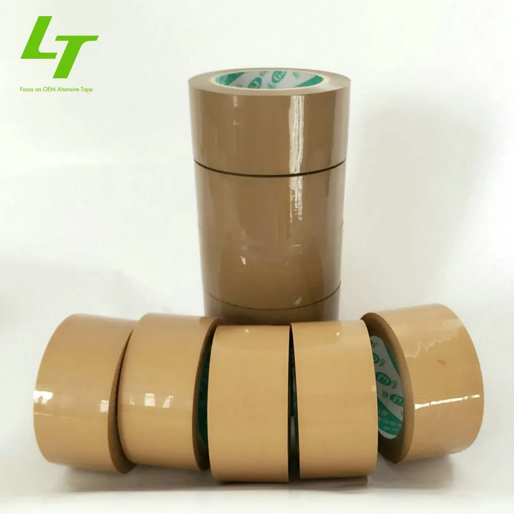 48mmx100m high tensile force strong adhesive bopp brown packing tape bopp film teip