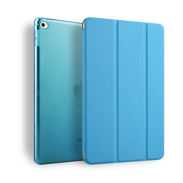 Ultra Thin Smart PU Leather Book Flip Cover Case for iPad pro 12.9 with Trifold Stand sleep