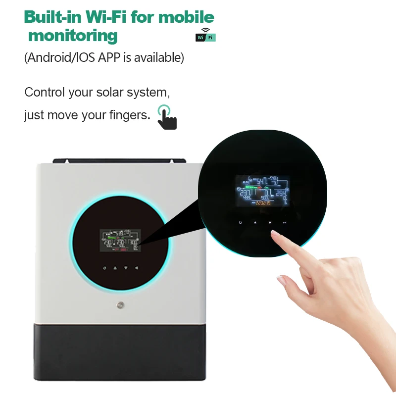 8Kw 11Kw MPPT Can be Paralleled with 6 units 48v Off Grid Solar Inverter