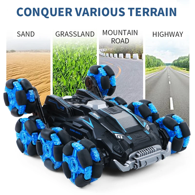 RC Многофункциональный трюк 8WD автомобиля 360 градусов вращения дрейф для взрослых пульт дистанционного управления; Не деформируется и не игрушки сборка