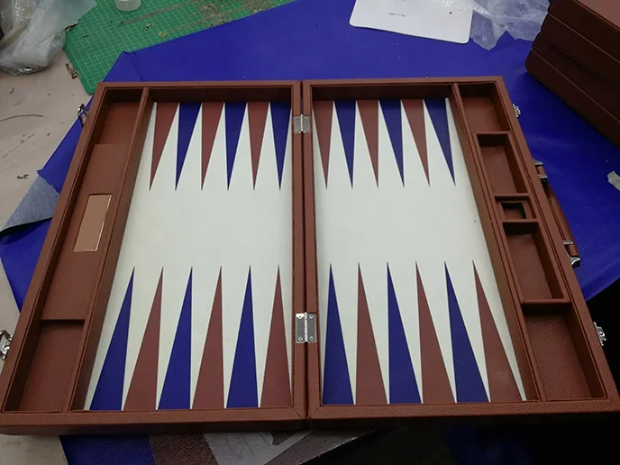 Кожаный backgammon tavla travel game роскошный набор для настольных игр