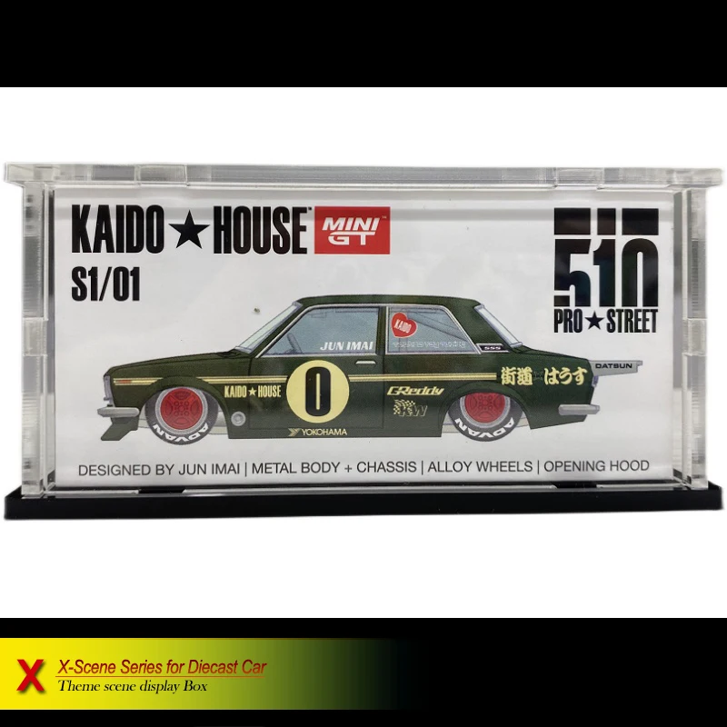 Hot Sale 1:18 Model Car Display Simulation Parking Garage Exquisite Wooden Acrylic Dust Box