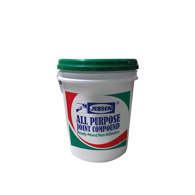 Best Selling Jebsen High Quality All Purpose Ready Mixed Gypsum Joint Compound Mixture for Drywall and Plasterboard in Malaysia