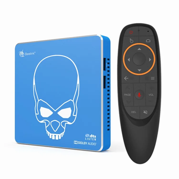 S922X-H 3D 4K Streaming Media Player 2T2R WiFi 6 with Voice Remote Control Support Hi-Fi Sound RS-232