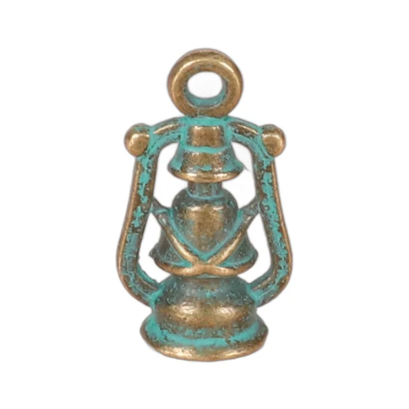 Dollhouse simulation miniature alloy old-fashioned kerosene lamp home scene mini decoration DIY accessories