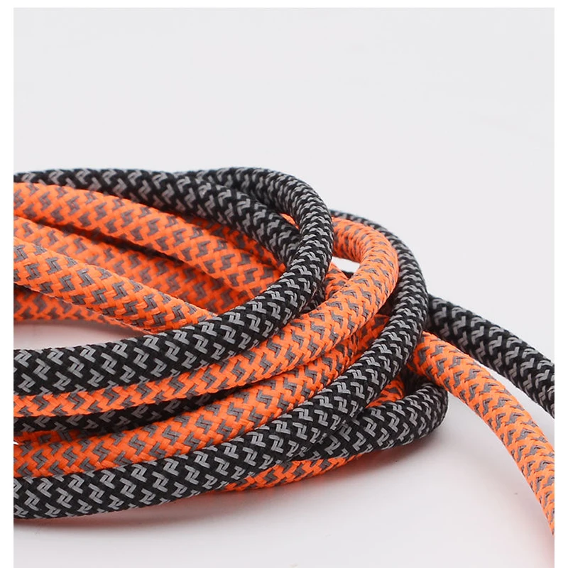 Original Customized color attractive durable reflective shoelaces
