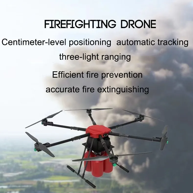 Professional High building  fire rescue forest fire prevention Fire Fighting Drone Emergency Rescue UAV aircraft
