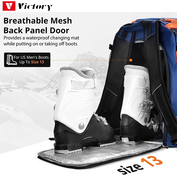 storage ski boots backpack bag for helmet clothing waterproof ski boot bag multifunction ski boot bag backpack for helmet