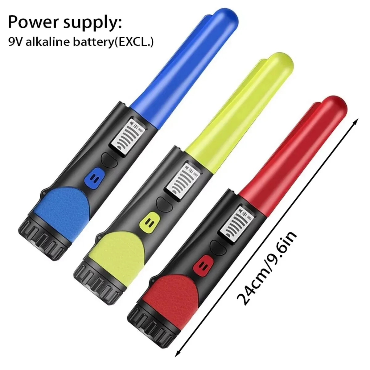 NEW Handheld Metal Detector Waterproof High Sensitivity Gold Detector Pointer Treasure Pinpointing Finder Probe with LCD Screen