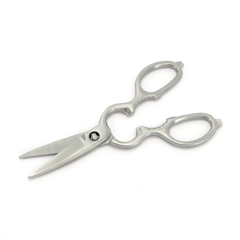 Hot Sale All Stainless Steel High End Poultry Shears Multifunction Kitchen Scissors For BBQ Chicken Meat Food Vegetable