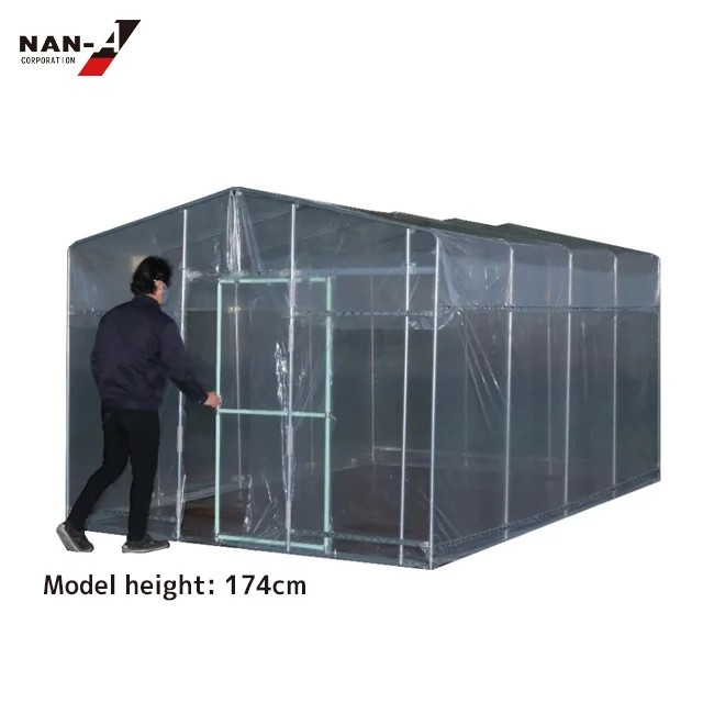 Large diameter pipes solidly assembled film greenhouse garden plastic