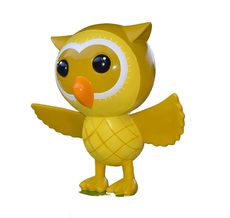 Manufacture Hot Sell Funny Resin Figurine owl Resin Craft