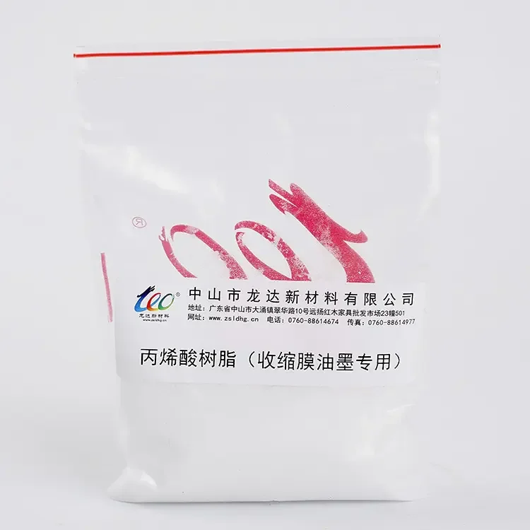 Quality Assured Ink Road Marking Paint White Powder Resin Shrink Film Special Acrylic Resin