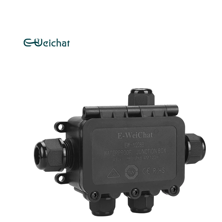 Outdoor E-Weichat Sensor Housing Boxes IP68 Waterproof Junction Box  Cable Terminals block