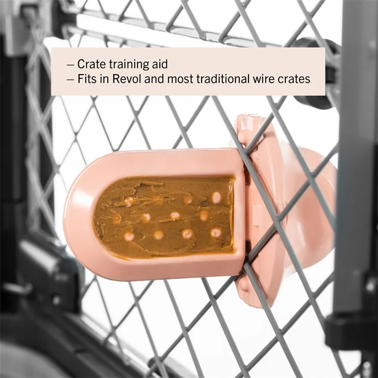 Reduces anxiety puppy dog training peanut butter crate training aid licking dog crate toys for dogs