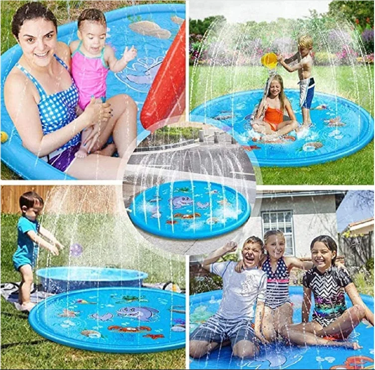 Kids Outdoor Sprinkler Pad Water Play Toys