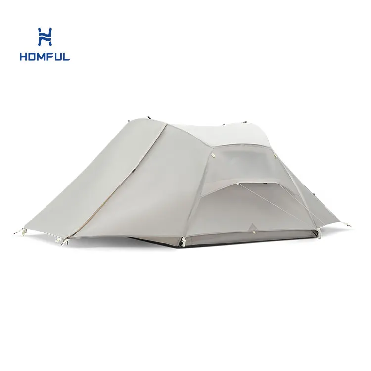 HOMFUL 2 4 Persons Waterproof Camping Tents Hiking Mountaineering Outdoor Ultralight Tent