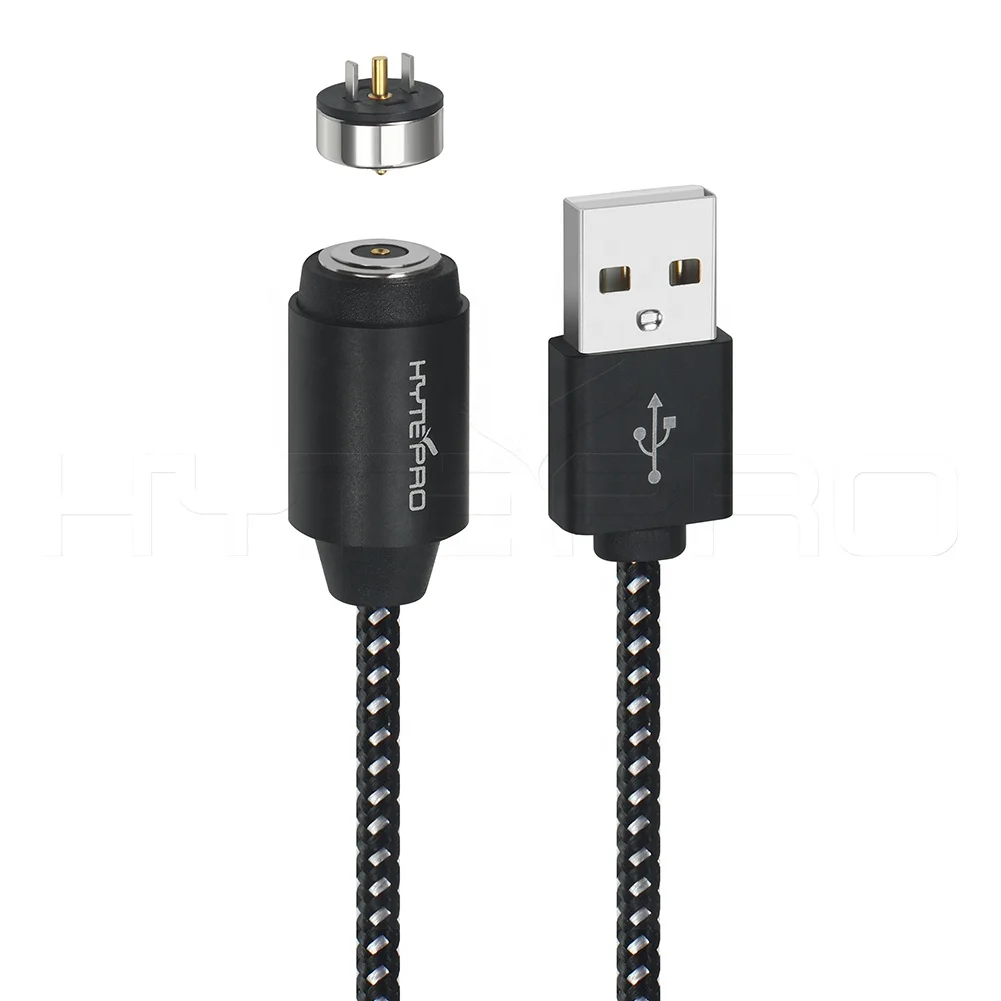 HytePro 2 pin magnetic cable Aluminum PP Yarn Fast charging M575