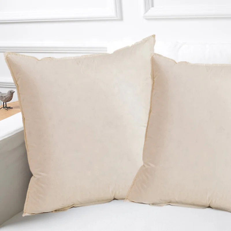 Hot Selling High Quality Geometric Decoration Family Sofa Car Seat Nordic Style Feather Pillow