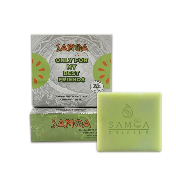 Samoa Handmade Plant Noni Virgin coconut oil Soap Good for Sensive Body Skin
