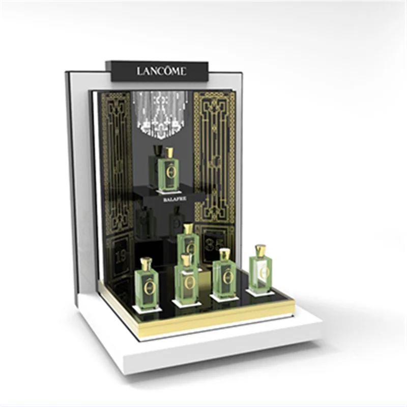 Custom Design Shop Retail Countertop Acrylic Cosmetic Makeup Display Stand for wholesale
