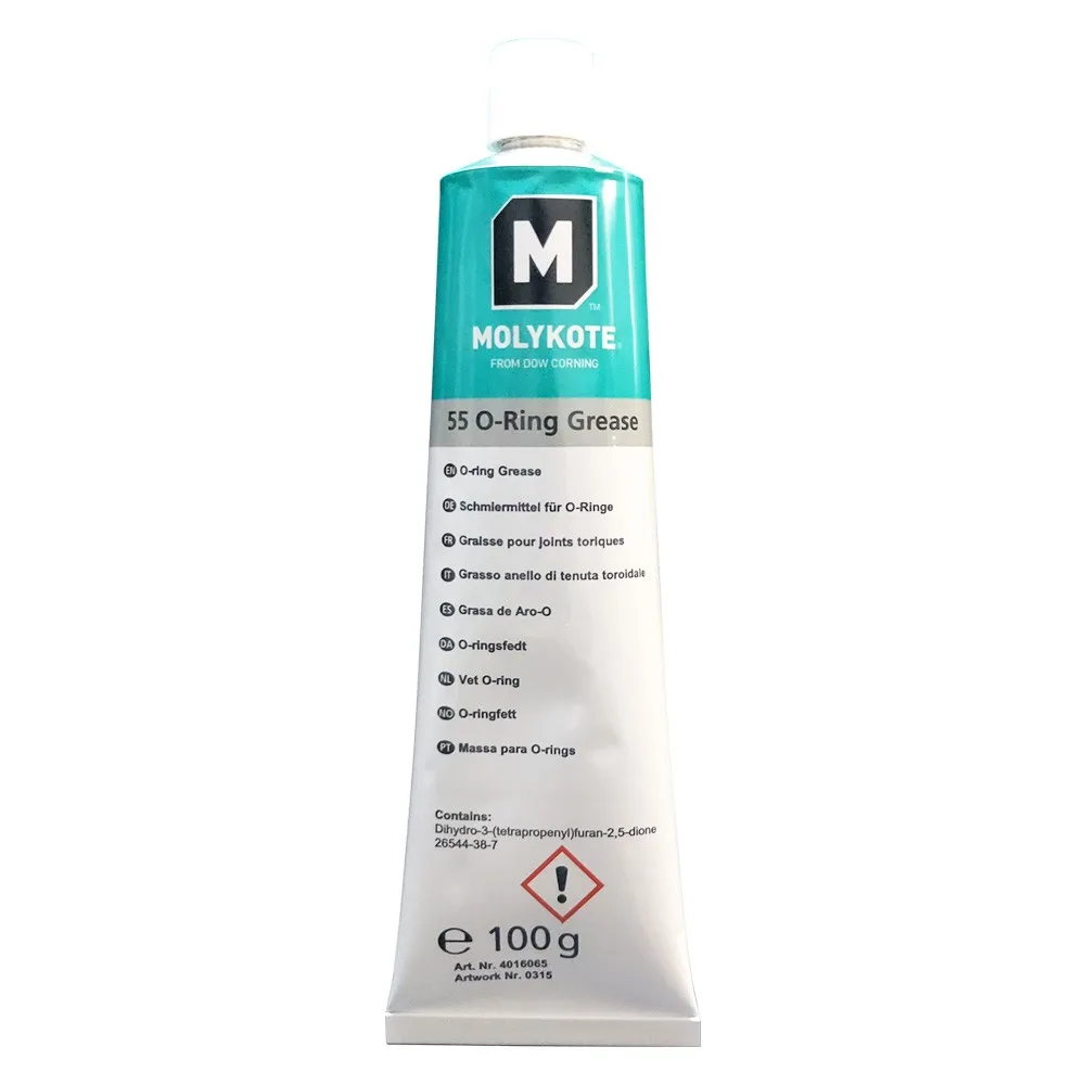 Molykote 55 O-Ring Grease Seal Silicone O-ring rubber seal white