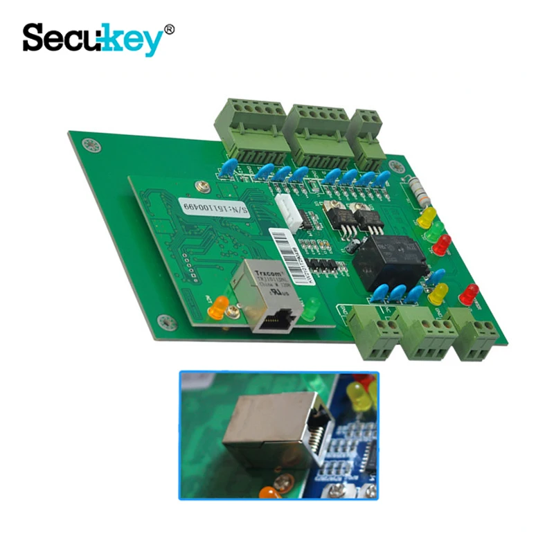 Дешевые Продажи CC1 однодверный контроллер TCP/IP с входом Wiegand RFID однодверный контроллер доступа с программным обеспечением