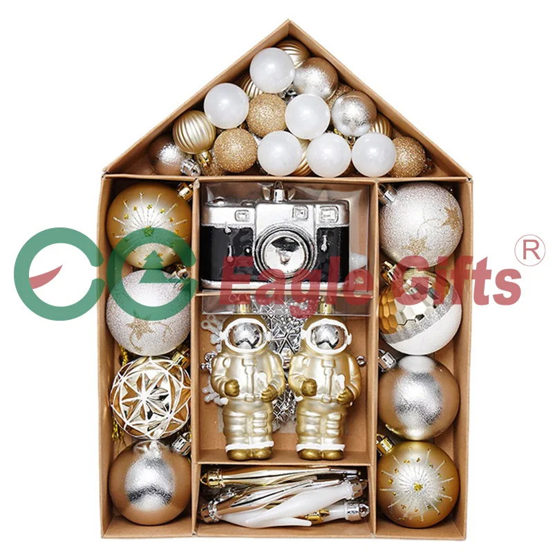 EAGLEGIFTS Christmas Decorations Balls Toys Artculos Para Festividades Y Fiestas Christmas Ornamemt Storage