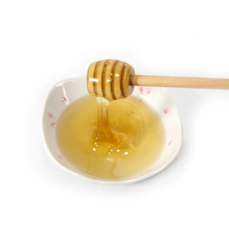 Household Wooden Jam Honey Dipper Jar Dispensing Collecting Stirring Rod Stick